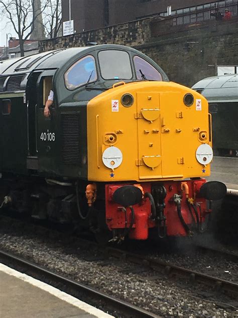 Class 40, Bury 2018 | Vintage train, Diesel locomotive, Steam trains