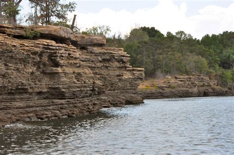 Heber Springs Arkansas, many people go there just for the cliffs so ...