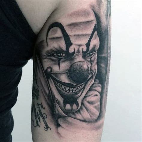 75 Freaky Clown Tattoos for Men [2023 Inspiration Guide]