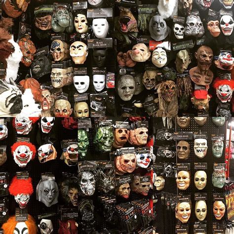 Great mask selection at @spirithalloween #ghoulishproductions # ...