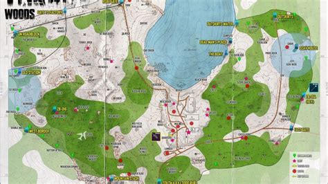 Escape From Tarkov Woods map guide - loot and key locations, extraction ...