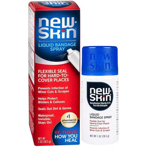 New-Skin Liquid Bandage Spray, 1 Ounce (Pack of 1) - 1 - Walmart.com ...