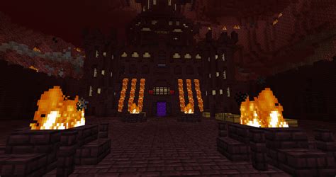 Minecraft Nether Fortress by Zay13 on DeviantArt