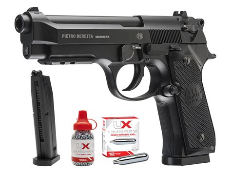 Beretta 92A1 CO2 Full Auto BB Pistol Combo. Air gun | Pyramyd Air