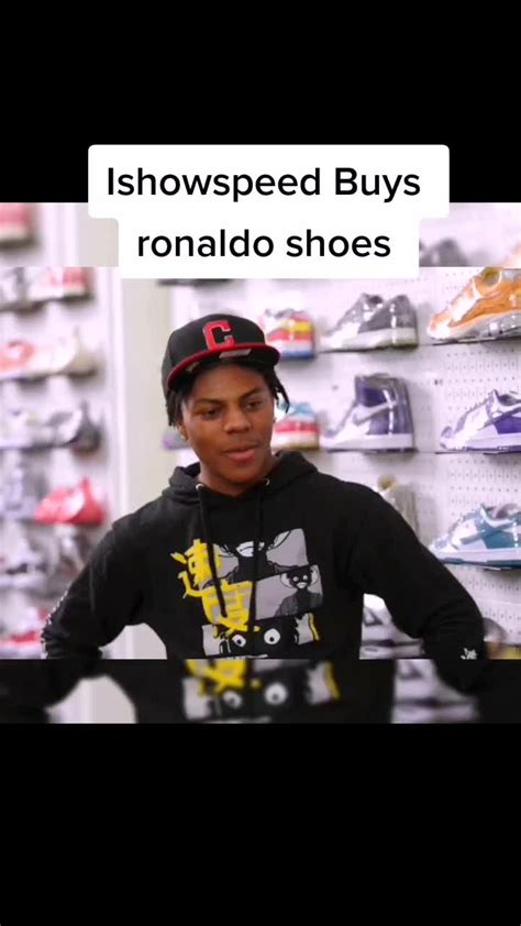 Ishowspeed Buys ronaldo shoes at complex @lost_irl2 - TikTok