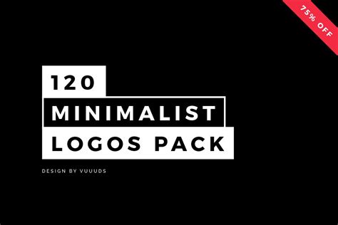 120 Minimalist Logos Pack | Creative Illustrator Templates ~ Creative ...