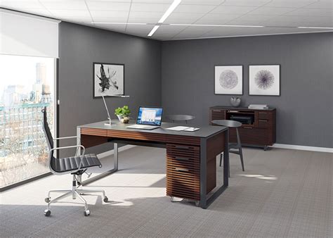 Corridor 6521 Modern Executive Office Desk | BDI Furniture | West ...