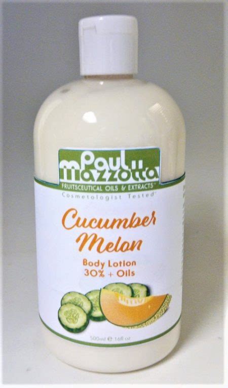 Fruitceuticals Cucumber Melon Body Lotion, 16 ounce – Paul Mazzotta