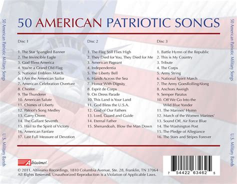 50 American Patriotic Military Songs – Altissimo!