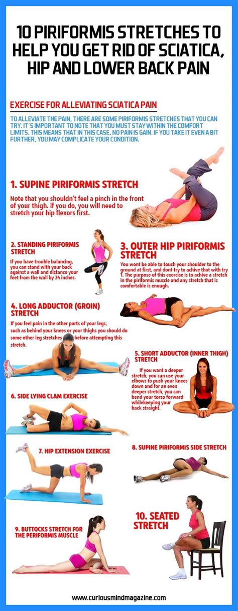 Printable Exercises For Sciatica Pain Relief