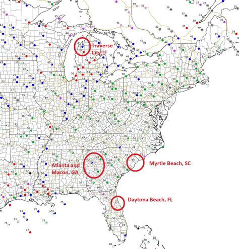 Warm snap: Michigan’s temperatures were higher than Daytona Beach today ...