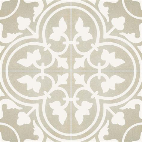 Reverie Porcelain 8" x 8" Patterned Floor Tiles - Decor 11 – Rocky ...