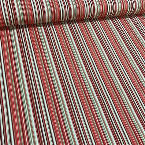 Striped Cotton Canvas Fabric by the Yard for Furnishings | Etsy