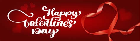 Text lettering Happy Valentines day banners 370726 Vector Art at Vecteezy