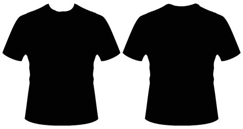 Kaos Hitam Polos - ClipArt Best