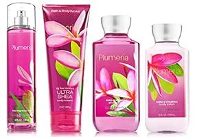 Amazon.com: Bath & Body Works PLUMERIA Deluxe Gift Set - Body Lotion ...