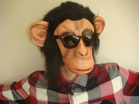 Bruno Mars Lazy Song Chimp Monkey Mask Gorilla Ape Album tickets - Unisex