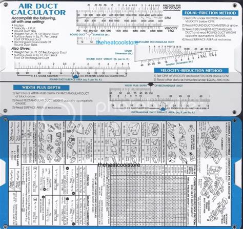 Duct Sizing Chart - molqyabout