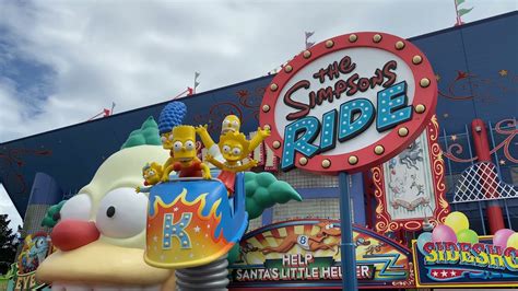 The Simpsons Ride FULL EXPERIENCE, Universal Studios Florida, Universal ...