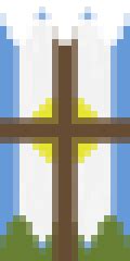 Minecraft Banner Jesus Christ's Cross Minecraft Banner