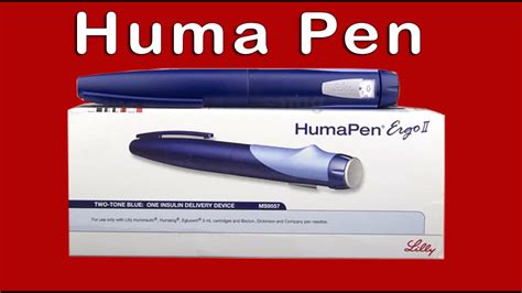 HumaPen Ergo II , Insulin Reusable Pen || Lilly Humalog Pen || Humapen ...