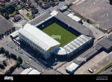 Leeds United Stadium - ELLAND ROAD STADIUM, Leeds. Aerial view. Home of ...