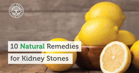 10 Natural Remedies for Kidney Stones