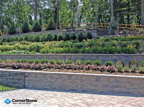 Terraced Retaining Walls - CornerStone Wall Solutions