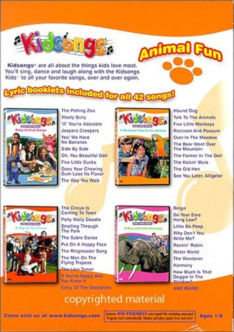 Kidsongs: Animal Fun Box Set (DVD 1995) | DVD Empire