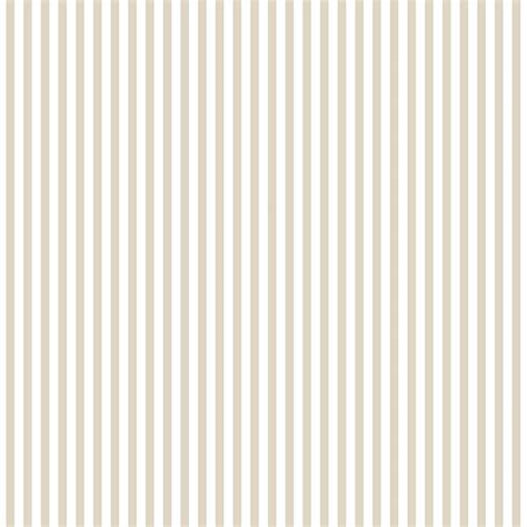 SY33960 l Beige and White Vertical 6mm Stripe Prepasted Wallpaper