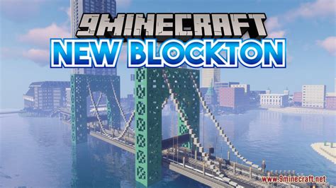 New Blockston Map (1.21.3, 1.20.1) - Lively Modern City - 9Minecraft.Net