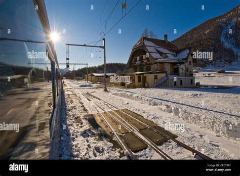 Bernina express, Switzerland Stock Photo - Alamy