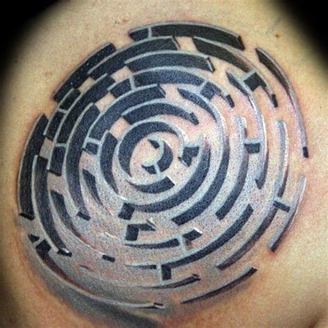 70 Epic Maze Tattoo Designs for Men