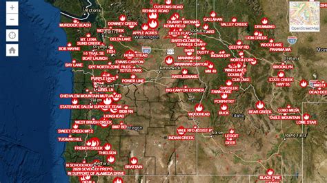 Where are the wildfires and evacuation zones in Oregon? Interactive map ...