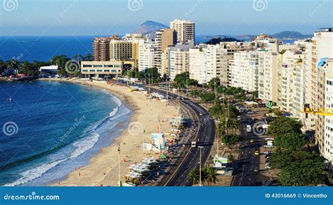 Seaside Hotels and Apartment Rio De Janeiro Copacabana Beach Editorial ...