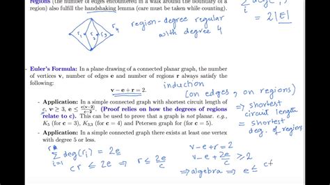 Planar Graphs: Applications of Euler's Formula - YouTube