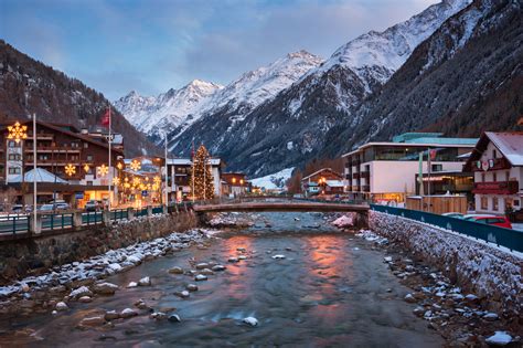 Soelden Ski Resort in the Morning, Austria | Anshar Images