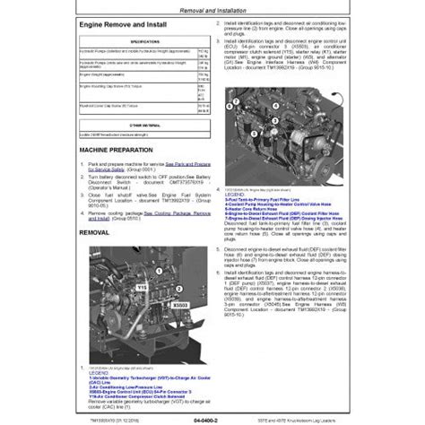 REPAIR MANUAL - JOHN DEERE 337E KNUCKLEBOOM LOG LOADERS TM13993X19 ...