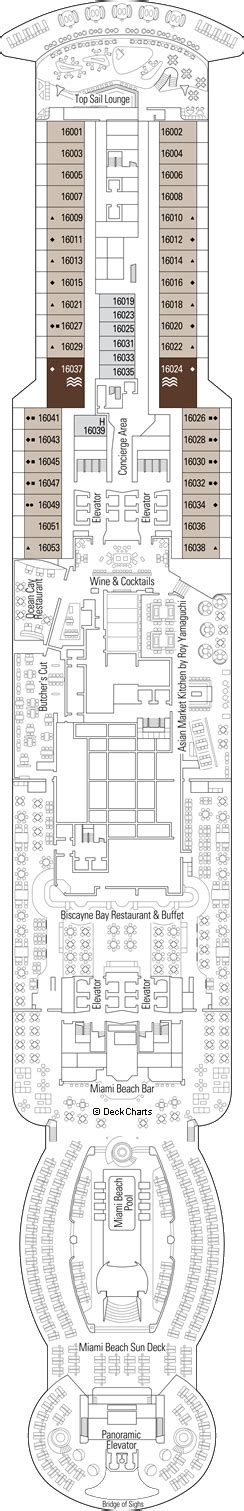 MSC Seaside Deck Plans: Ship Layout, Staterooms & Map - Cruise Critic