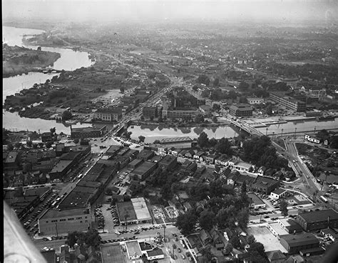 Here's an aerial photo of Tonawanda / North Tonawanda from 1950 : r/a ...