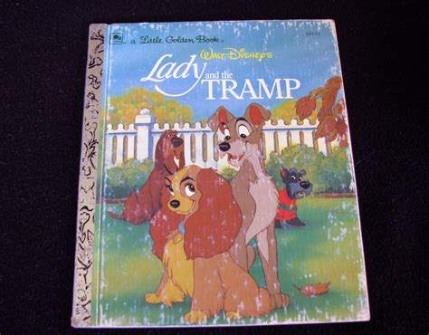 Lady and the Tramp 1991 Walt Disney Classic Vintage Little Golden Book ...