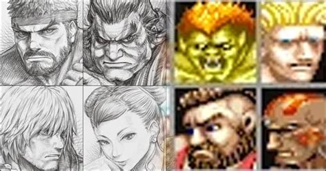 Japanese artist recreates Street Fighter 2's original character select ...