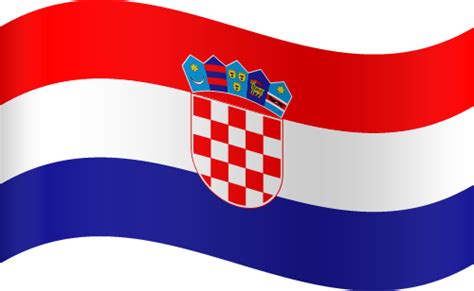 Printable Country Flag of Croatia - Waving | Vector Country Flags of ...