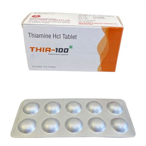 Thiamine Hcl Tablet at 900.00 INR in Ahmedabad, Gujarat | Apex ...