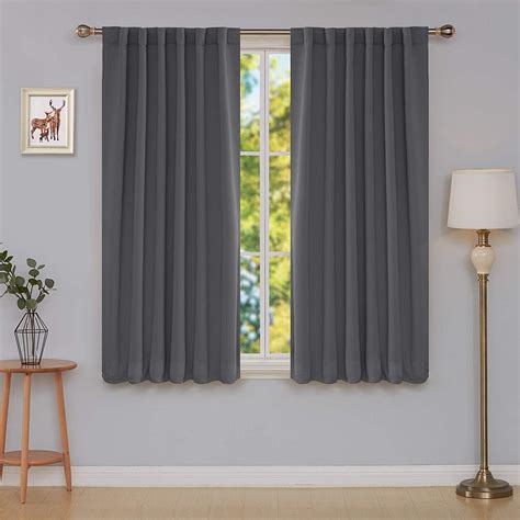 Deconovo Rod Pocket and Back Tab Curtains Room Darkening Curtain ...