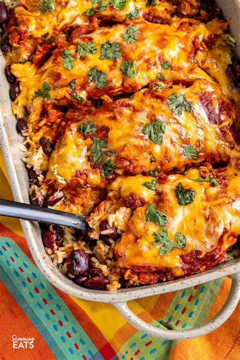 Mexican Chicken and Rice Bake | Slimming Eats Recipes