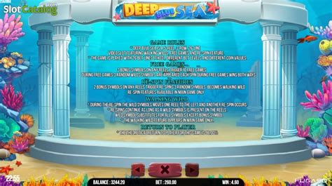 Deep Blue Sea Slot ᐈ Claim a bonus or play for free!