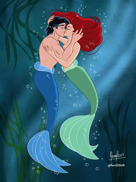 UNDERWATER KISS by FERNL on DeviantArt | Underwater kiss, Disney ...