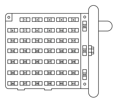 Ford E-250 (2004) - fuse box diagram - Auto Genius