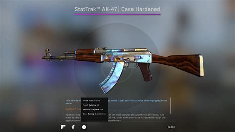 [PC] AK Case Hardened FT .22 ,#704 Pattern, Blue Mag, StatTrack ...